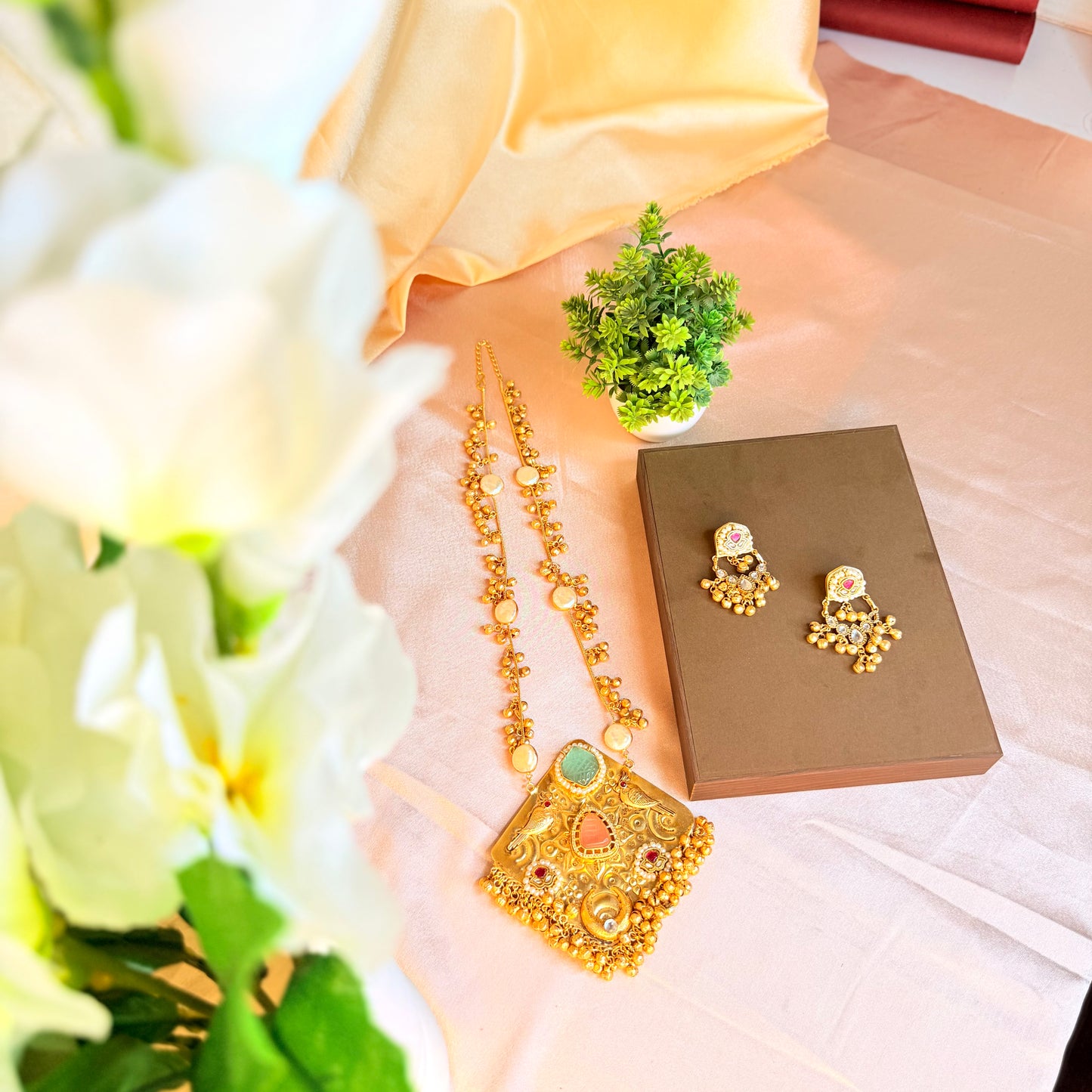 Chahat Long Kashmiri Necklace