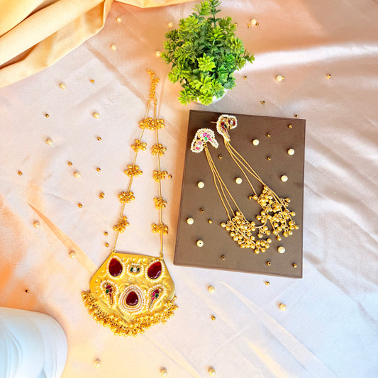 Ananya Long Kashmiri Necklace